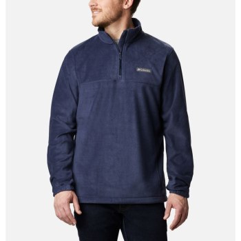 Pánské Svetry Columbia Steens Mountain Half Zip Fleece Tmavě Blankyt WVQEKM871